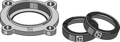 Gehäusedeckel mit Wellendichtung