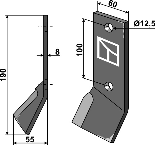 Hemos Trencher blade