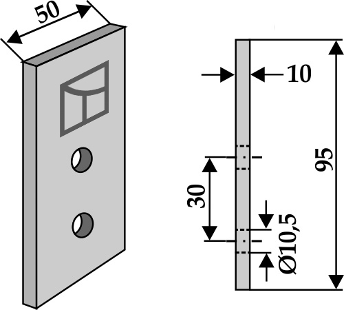 Trencher blade geeignet für: Dondi Trencher blade