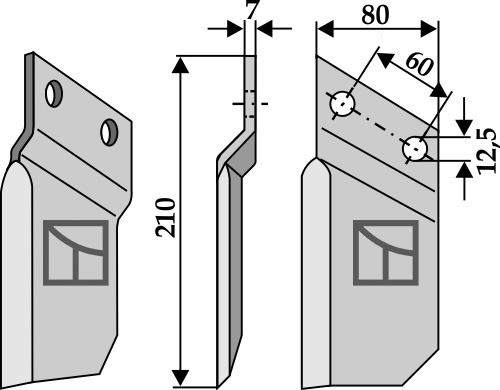 Trencher blade geeignet für: Dondi Trencher blade