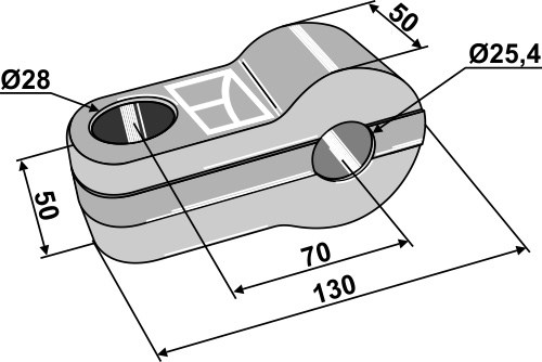 Knuckle Cat. II geeignet für: Case Top-links Accessories
