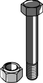 Bolt with nut geeignet für: Case Top-links Accessories
