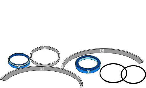 Accessoires for hydraulic top-links - Old model