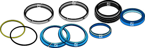Sealing kit for hydraulic top-links produced from 96 until today