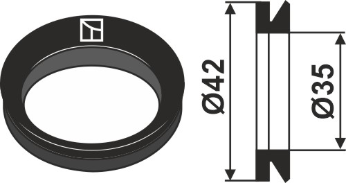 Etanşare arbore geeignet für: Väderstad Accesorii acoperitori de urmă
