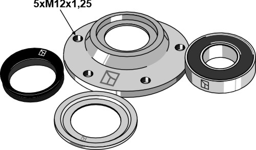 Lagăr complet geeignet für: Väderstad Accesorii acoperitori de urmă