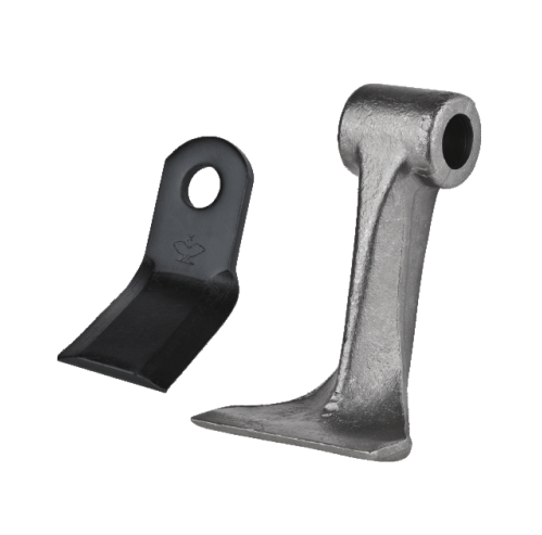 Pruning hammers, pruning hammers PTA, flail mover blades, Y-blades, mover-blades and scarify knifes