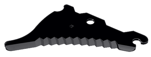 Round baler knife to fit