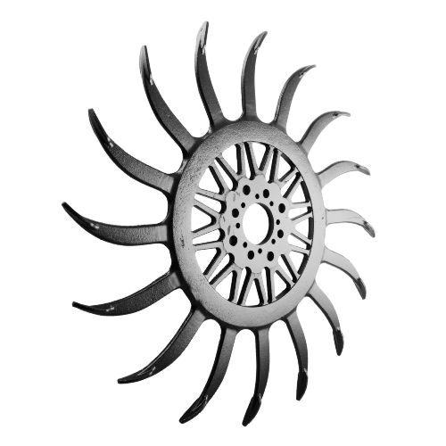 Rotary hoe ring