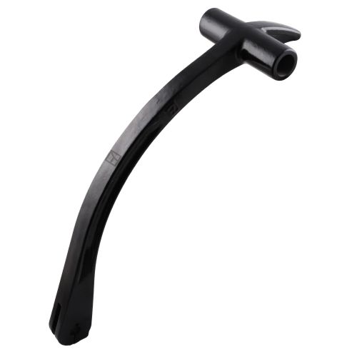 Mounting arm for rotary hoe